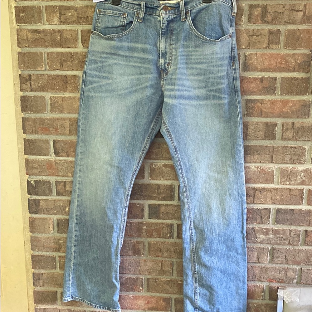 Levi's Blue Bootcut Jeans with Vintage Wash